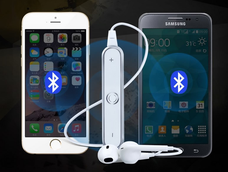 Bluetooth Headset Wireless Sport Stereo Headphones Earphone In-ear Earbuds White Bluetooth Headset Wireless Sport Stereo Headphones Earphone In-ear Earbuds White