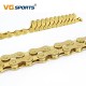 Gold Bicycle Chain VG SPORTS 8/24Speed 116L Links Steel Cycling Useful Gold Bicycle Chain VG SPORTS 8/24Speed 116L Links Steel Cycling Useful