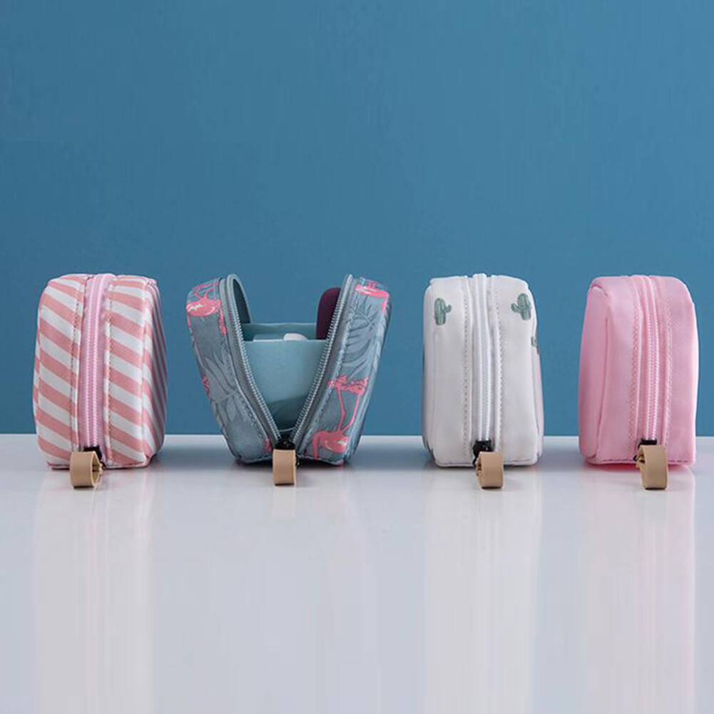 Women Cute Mini Cactus Travel Toiletry Storage Cosmetic Bag Makeup Bag Organizer