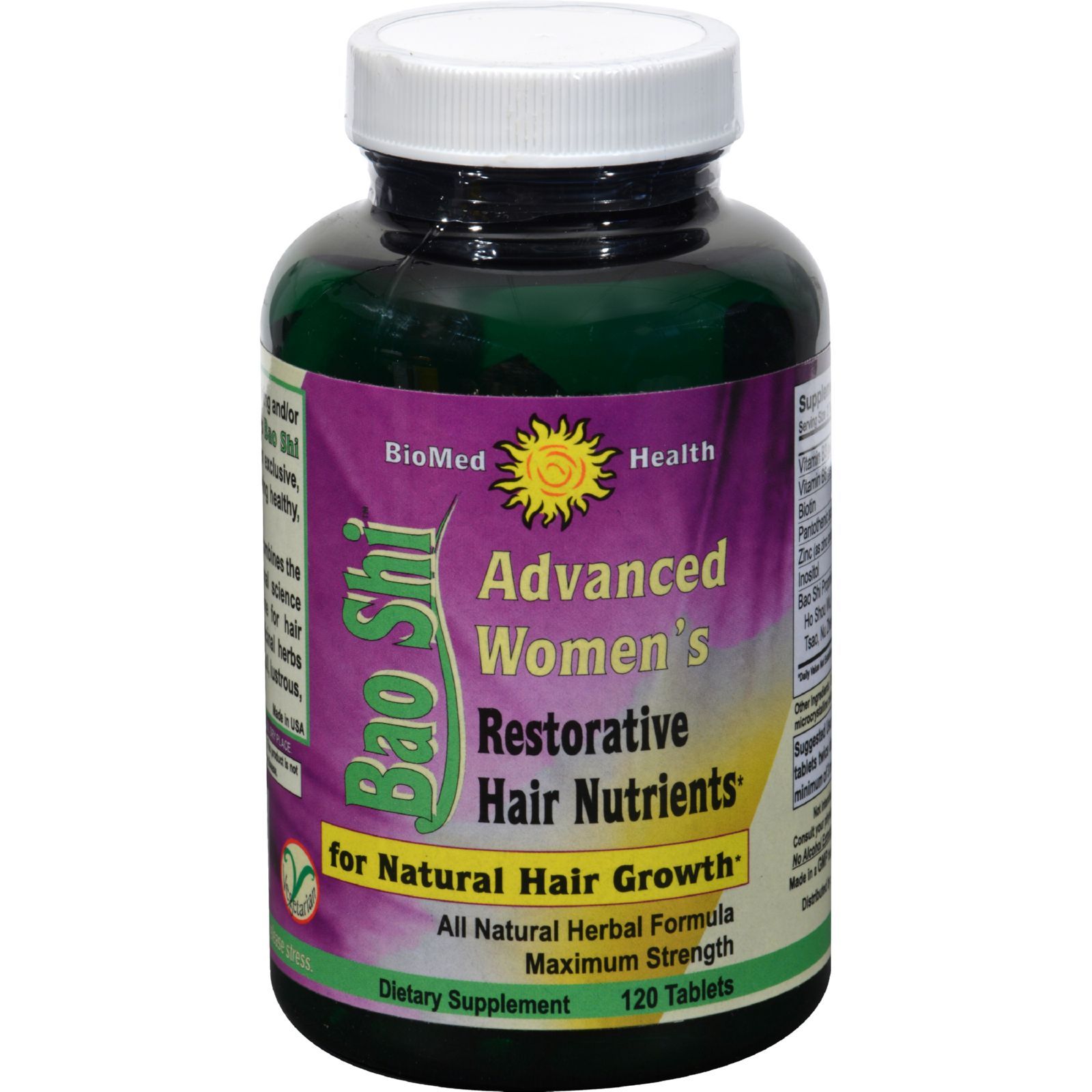 Biomed Health Advanced Women’s Bao Shi Restorative Hair Nutrients – 120 Caplets Biomed Health Advanced Women’s Bao Shi Restorative Hair Nutrients – 120 Caplets