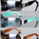New Womens Mens Shield Designer Fashion Sunglasses Wrap Around Shades Rimless New Womens Mens Shield Designer Fashion Sunglasses Wrap Around Shades Rimless