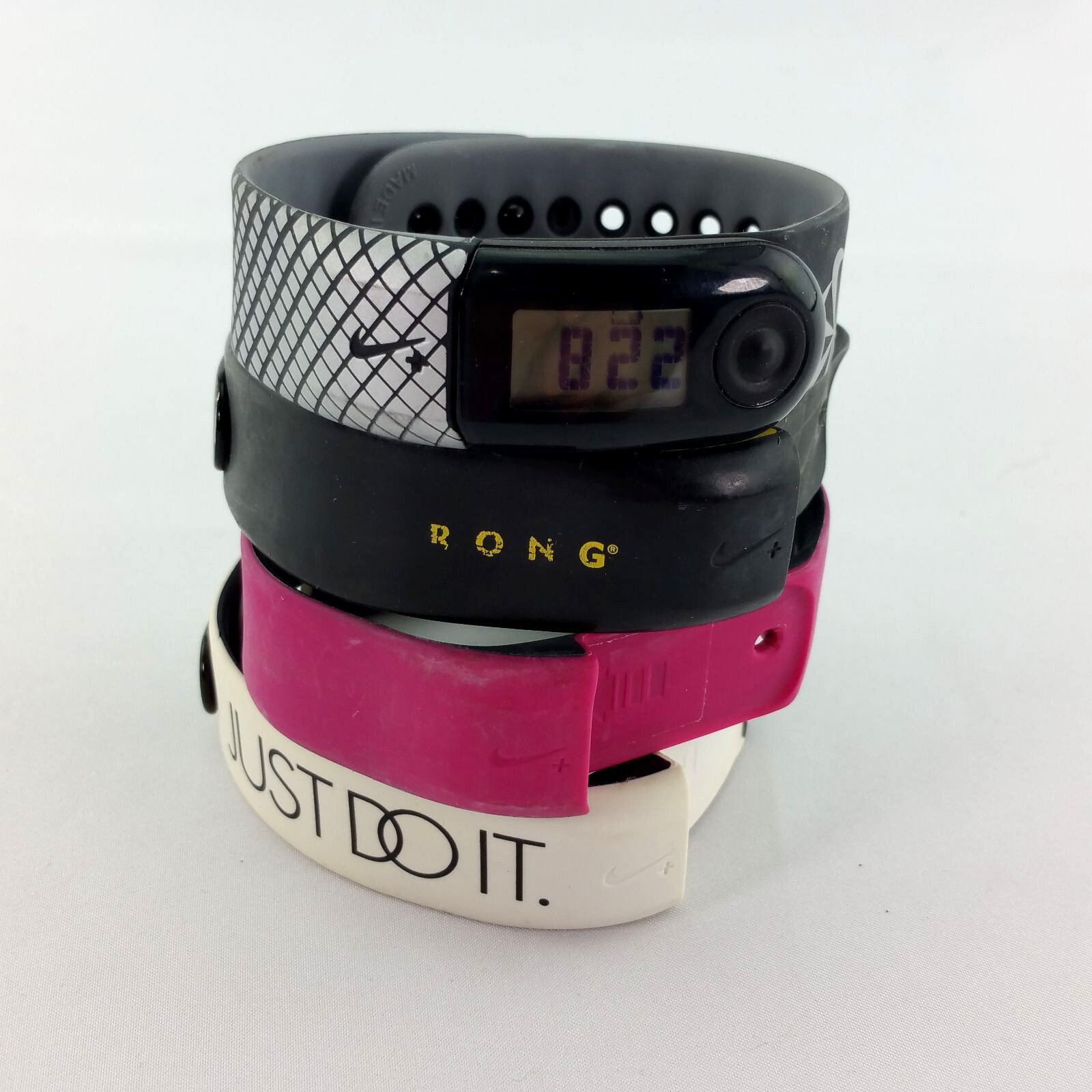 Nike Sportband Watch Pedometer & 4 Bands Bundle Kit Nike+ WM0057 Running Sports Nike Sportband Watch Pedometer & 4 Bands Bundle Kit Nike+ WM0057 Running Sports