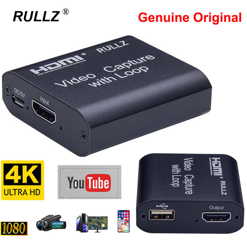 USB 2.0 HDMI Video Capture Card Loopout Audio Video Recording Box Live Streaming USB 2.0 HDMI Video Capture Card Loopout Audio Video Recording Box Live Streaming