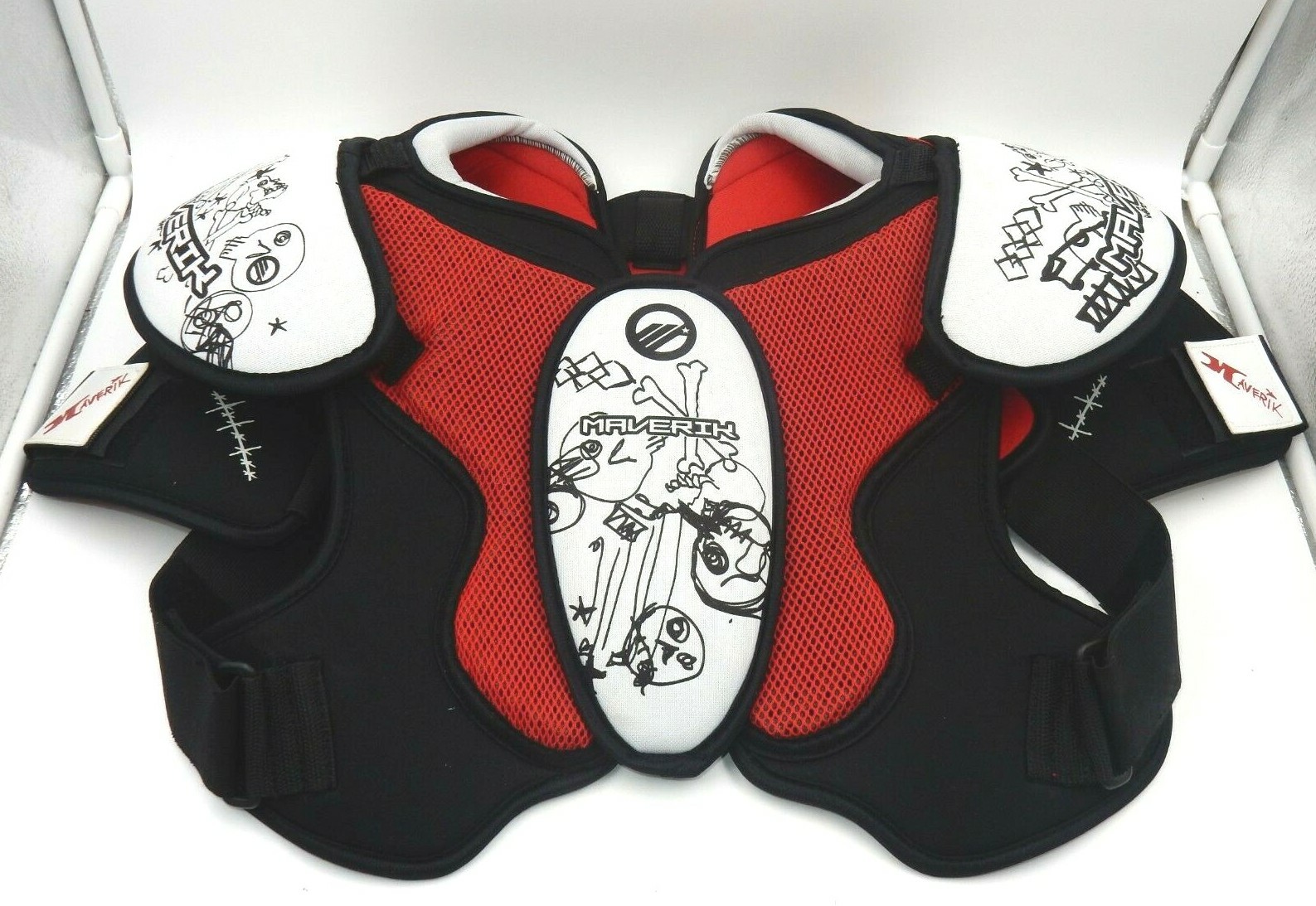MAVERICK BAD BOY LACROSSE SHOULDER PADS SPORTS PROTECTIVE GEAR – SIZE: MEDIUM MAVERICK BAD BOY LACROSSE SHOULDER PADS SPORTS PROTECTIVE GEAR – SIZE: MEDIUM