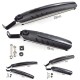 Rear Bicycle Fender Sports Mounting accessories Black 1 Pair Road Bike Mudguard Rear Bicycle Fender Sports Mounting accessories Black 1 Pair Road Bike Mudguard