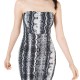 Jump Apparel Juniors Bodycon Tube Dress Black Gray Size XL Snake Print 374 Jump Apparel Juniors Bodycon Tube Dress Black Gray Size XL Snake Print 374