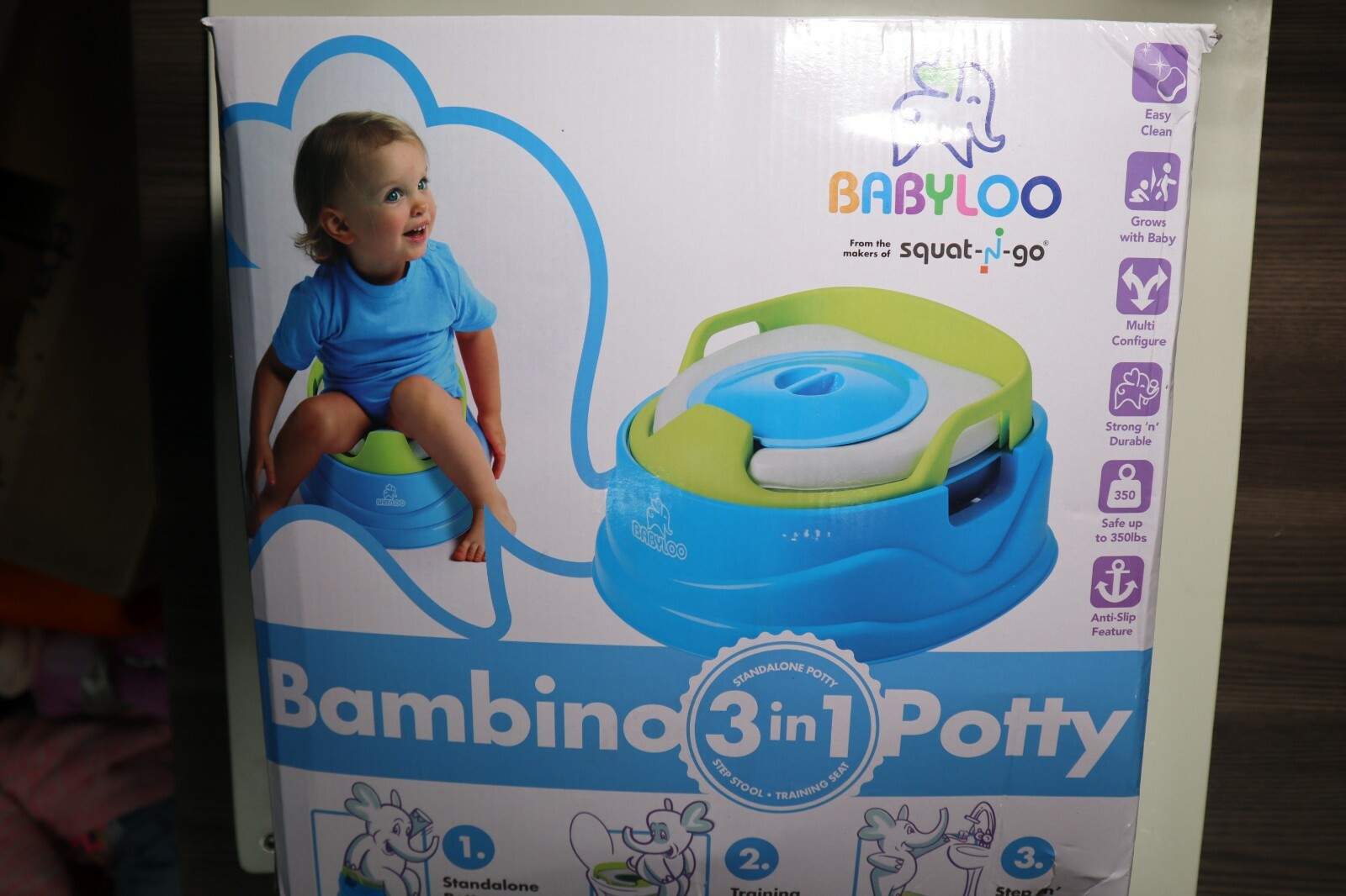 Babyloo Bambino Potty 3-in-1 Multi-Functional Children’s Toilet Training Seat Babyloo Bambino Potty 3-in-1 Multi-Functional Children’s Toilet Training Seat