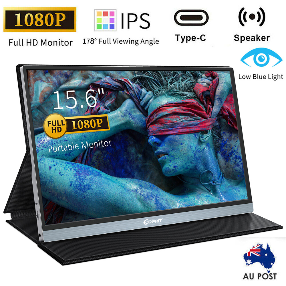 Corprit 15.6″ Portable Monitor IPS LCD FHD 1080P HDMI/USB Type-C Display Screen Corprit 15.6″ Portable Monitor IPS LCD FHD 1080P HDMI/USB Type-C Display Screen