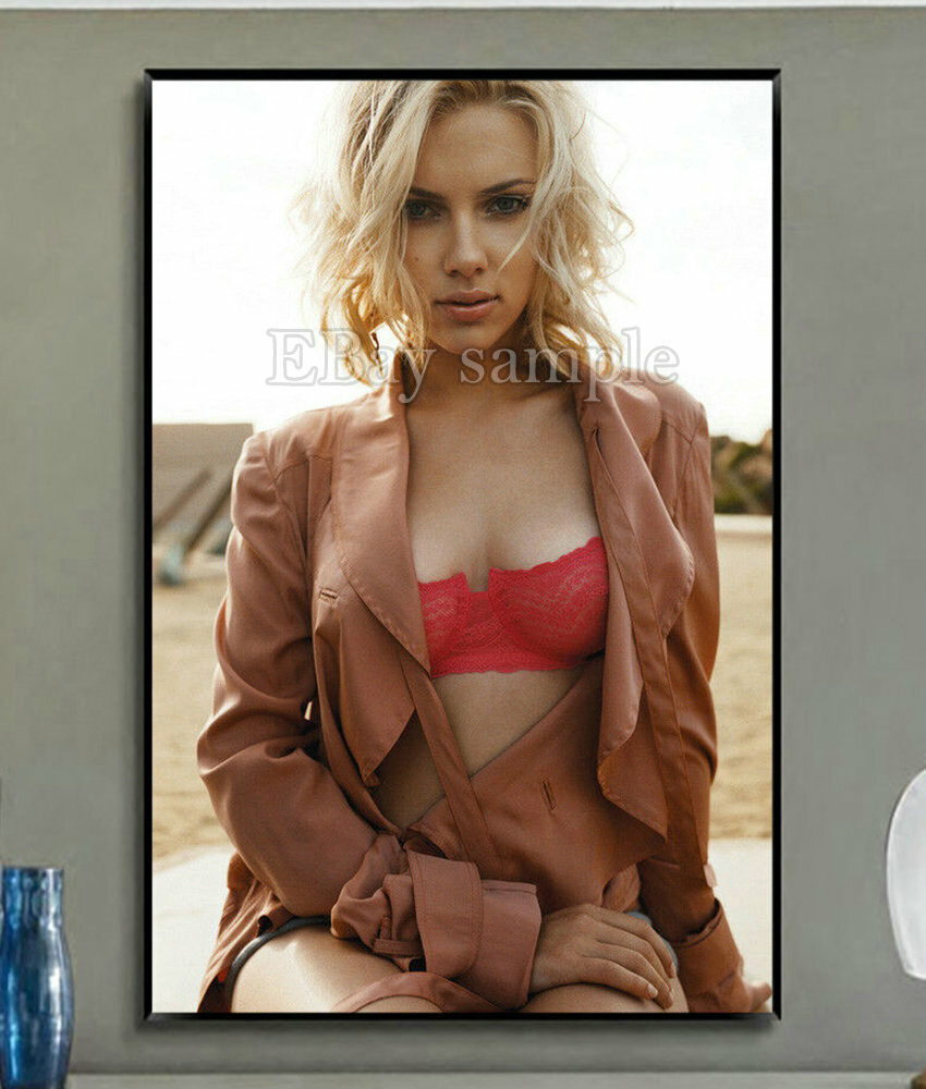 2C309 Scarlett Johansson Sexy Lady Movie Star Black Widow Print Art Silk Poster 2C309 Scarlett Johansson Sexy Lady Movie Star Black Widow Print Art Silk Poster