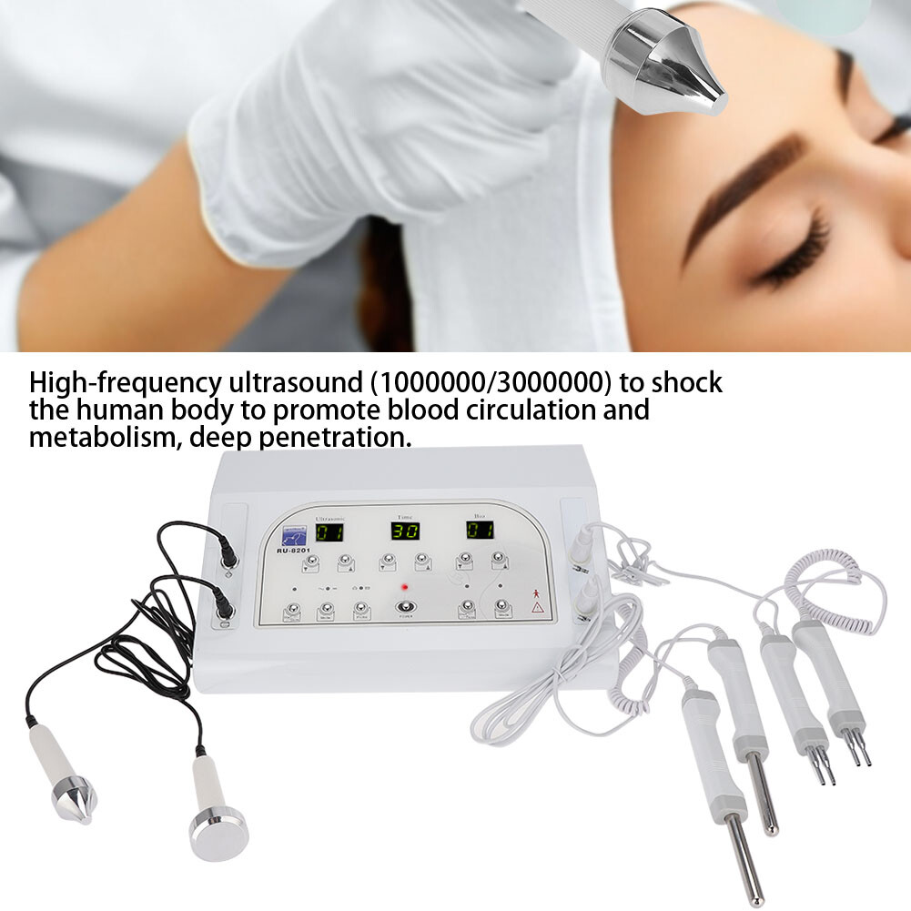 Ultrasonic Bio-Lifting Spa High Frequency Galvanic Beauty Machine Tool 110V/220V
