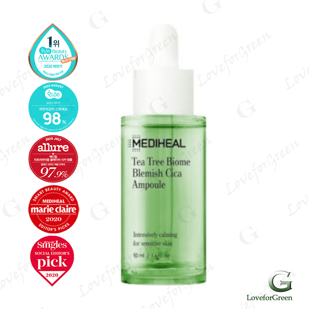 MEDIHEAL Tea Tree Biome Blemish Cica Ampoule 50mL (K-Beauty)