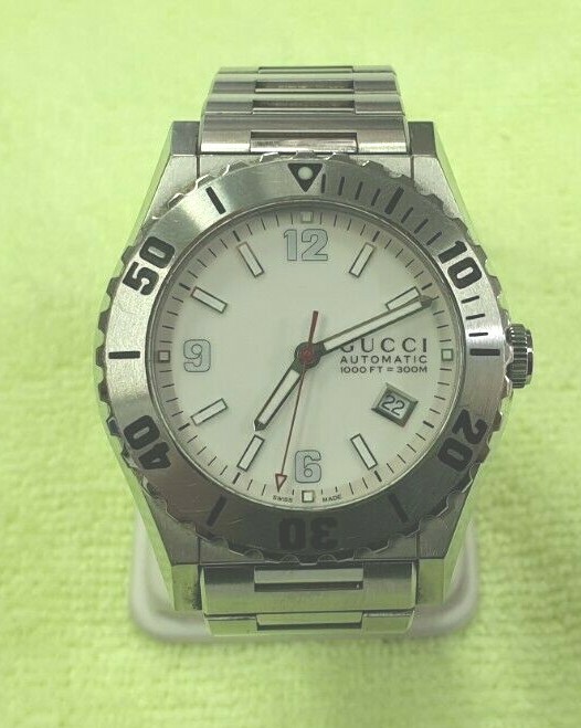 Gucci 115 Pantheon Automatic Dial Stainless Steel Men’s Watch YA115212 Gucci 115 Pantheon Automatic Dial Stainless Steel Men’s Watch YA115212