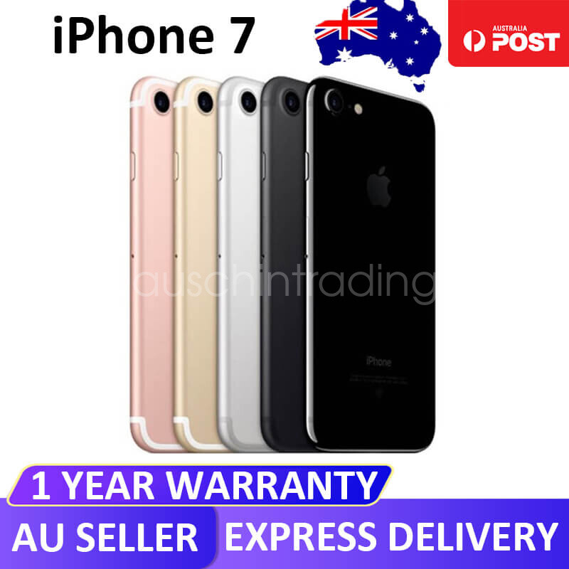 Apple iPhone 7 32 128GB Excellent Refurbished Unlocked Phone 1-Year Warranty AU Apple iPhone 7 32 128GB Excellent Refurbished Unlocked Phone 1-Year Warranty AU
