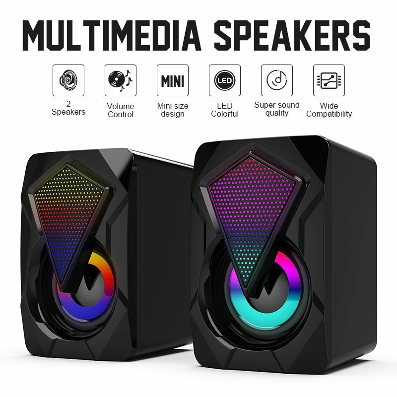 3.5mm/USB Portable Super Bass Speaker Stereo For PC Laptop Desktop Loudspeaker 3.5mm/USB Portable Super Bass Speaker Stereo For PC Laptop Desktop Loudspeaker