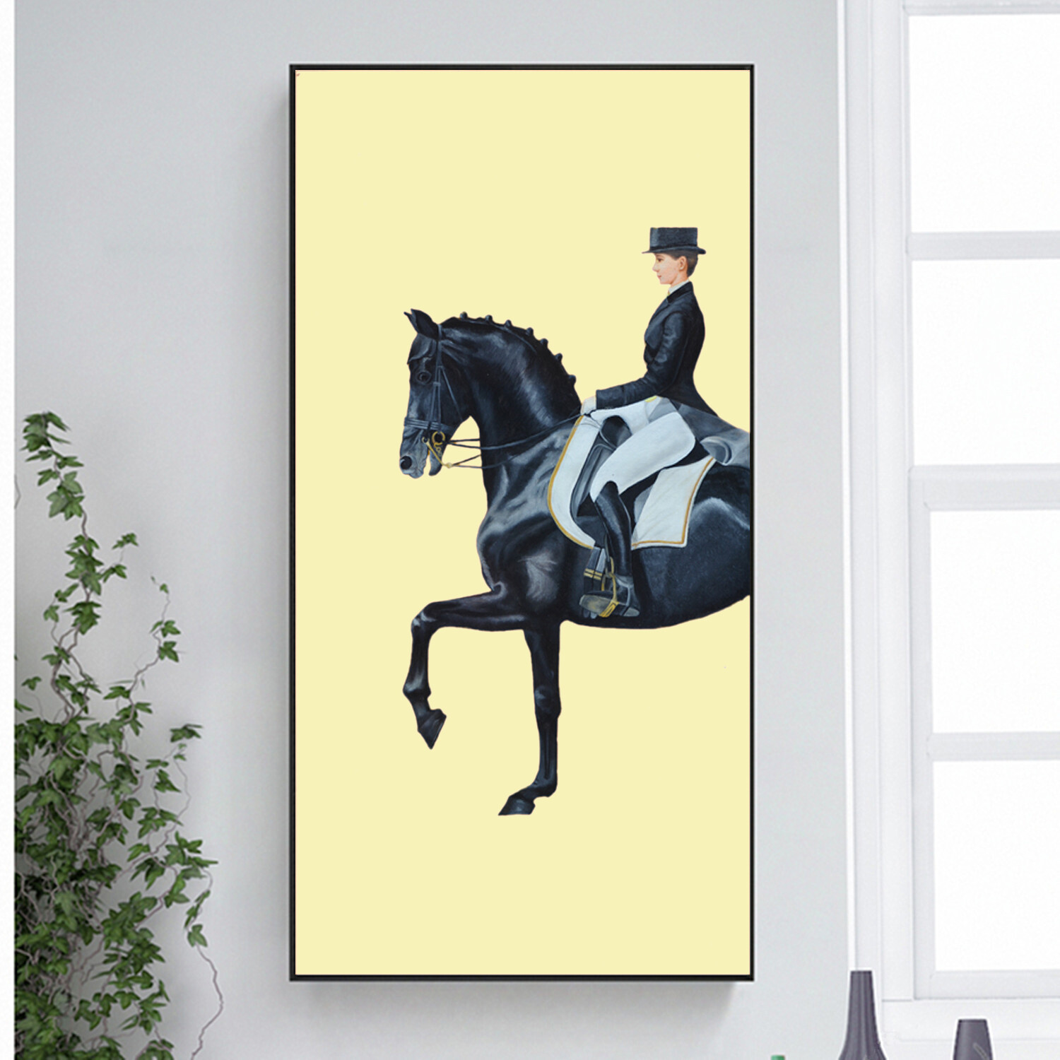 Horse Racing Art Silk Canvas Poster Paint Modern Wall Decor No Frame 16″x32″ Horse Racing Art Silk Canvas Poster Paint Modern Wall Decor No Frame 16″x32″