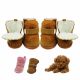 4pcs Pet Dog Shoes Non-slip Snow Boots Puppy Teddy Outdoor Walking Footwears 4pcs Pet Dog Shoes Non-slip Snow Boots Puppy Teddy Outdoor Walking Footwears