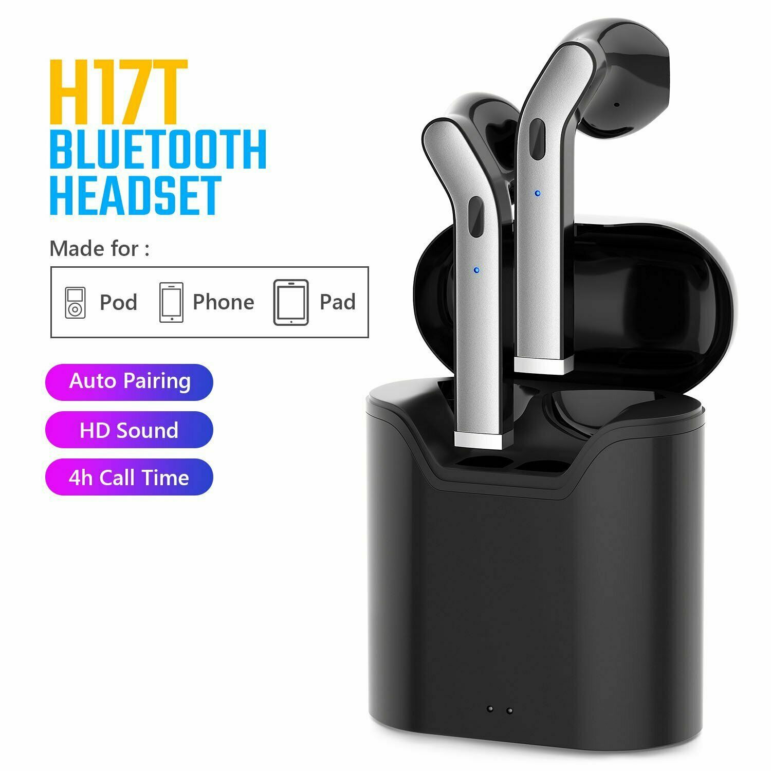 TWS Wireless Bluetooth Headphones Earphones Earbuds in-ear For iPhone 12 Samsung TWS Wireless Bluetooth Headphones Earphones Earbuds in-ear For iPhone 12 Samsung