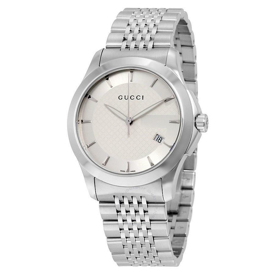Gucci Women’s YA126401 ‘G-Timeless’ Stainless Steel Watch Gucci Women’s YA126401 ‘G-Timeless’ Stainless Steel Watch