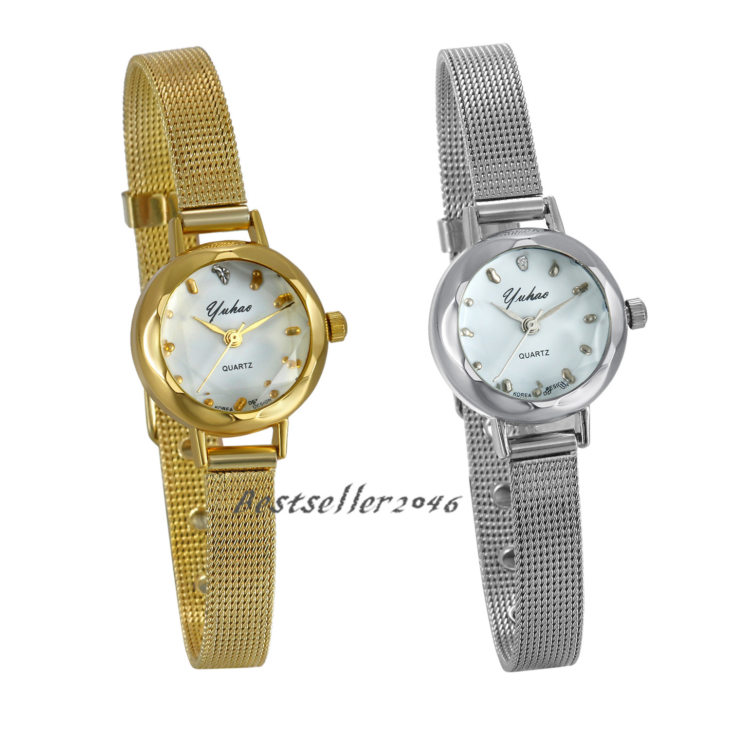 Women Ladies Girls Quartz Wrist Watches Small Dial Mesh Stainless Steel Bracelet Women Ladies Girls Quartz Wrist Watches Small Dial Mesh Stainless Steel Bracelet