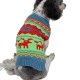 RWB Pet Classic Reindeer Ugly Christmas Dog Sweater Green RWB Pet Classic Reindeer Ugly Christmas Dog Sweater Green