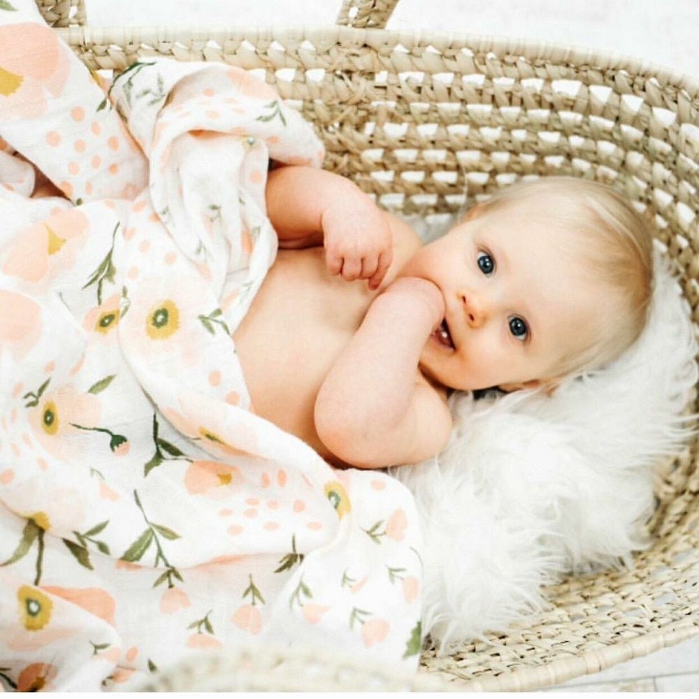 Bamboo Fiber Muslin Blanket Baby Bedding Bath Blankets Swaddle Wrap Receiving