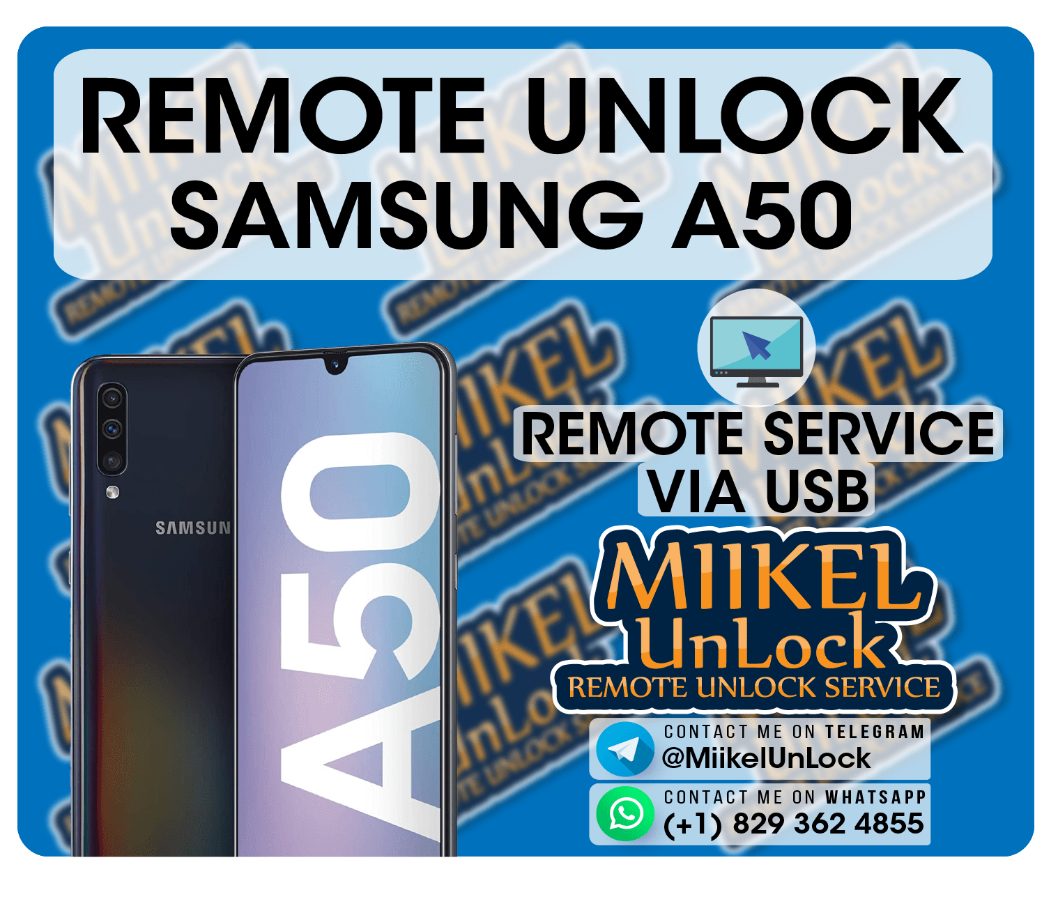 Remote Unlock Service SAMSUNG A50 A505F A505YN A505FN A505G A505GN A505GT A505N Remote Unlock Service SAMSUNG A50 A505F A505YN A505FN A505G A505GN A505GT A505N