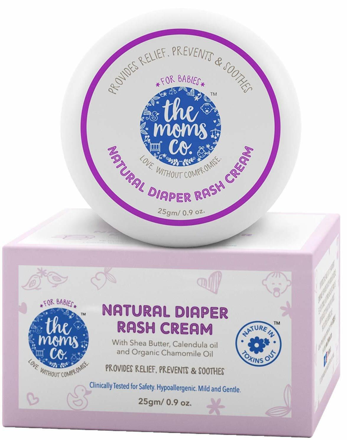 The Moms Co. Baby’s Diaper Rash Cream (25 g) with Zinc Oxide, Chamomile Freeship
