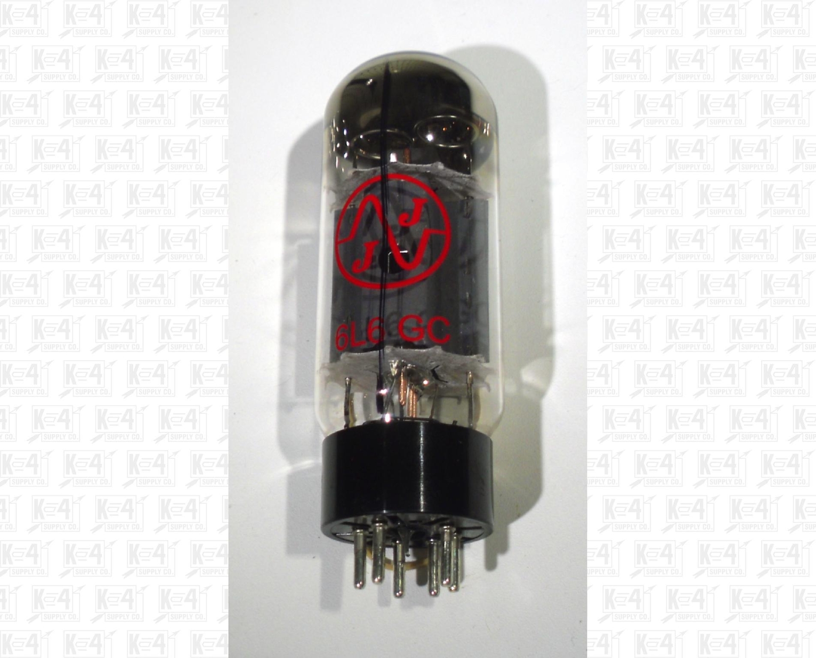 JJ Electronics 6L6GC 6L6 Vacuum Tube Slovakia NO CENTER PIN Red Label JJ Electronics 6L6GC 6L6 Vacuum Tube Slovakia NO CENTER PIN Red Label
