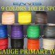 16 GAUGE WIRE ENNIS ELECTRONICS 100 FT EA PRIMARY CABLE AWG COPPER CLAD 9 ROLLS 16 GAUGE WIRE ENNIS ELECTRONICS 100 FT EA PRIMARY CABLE AWG COPPER CLAD 9 ROLLS