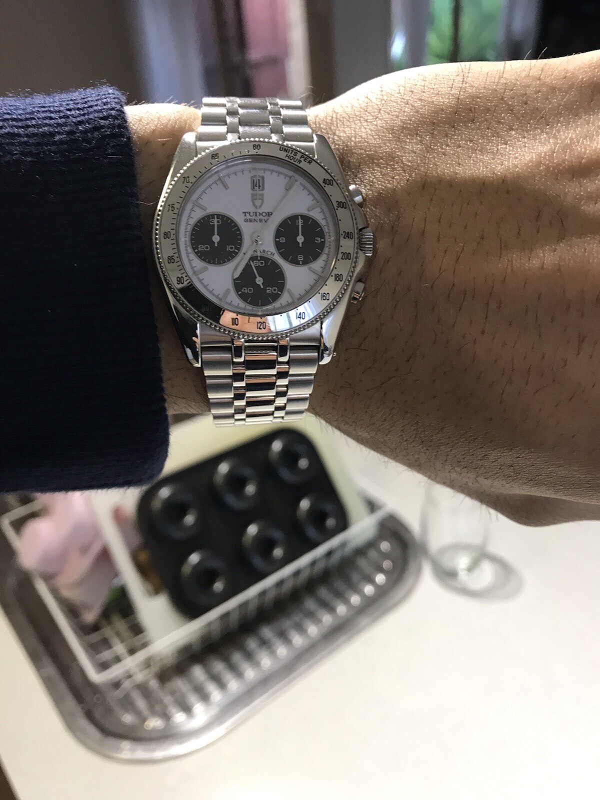 TUDOR Monarch 15900 ROLEX 36mm Daytona Datejust Watch Panda Dial TUDOR Monarch 15900 ROLEX 36mm Daytona Datejust Watch Panda Dial