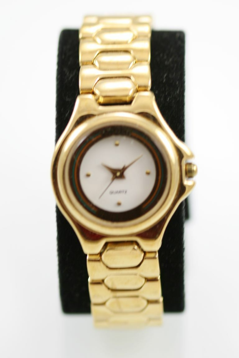 Paolo Gucci Women Watch Stainless Gold Steel Water Resist White Battery Quartz Paolo Gucci Women Watch Stainless Gold Steel Water Resist White Battery Quartz
