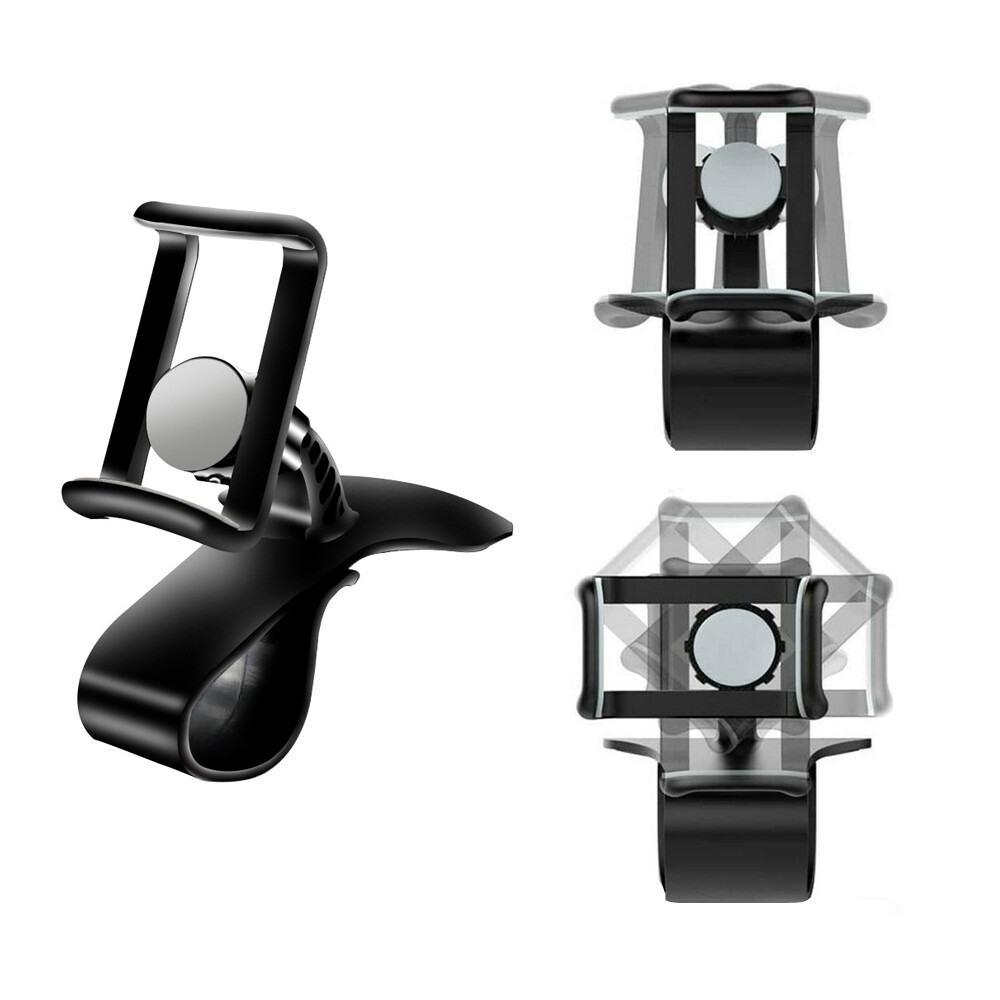 Universal Car Dashboard Phone Clip Holder Mount Stand Cradle HUD Accessories Universal Car Dashboard Phone Clip Holder Mount Stand Cradle HUD Accessories