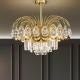 Modern chandelier LED Crystal lamp living room dining room gold light luxury Modern chandelier LED Crystal lamp living room dining room gold light luxury