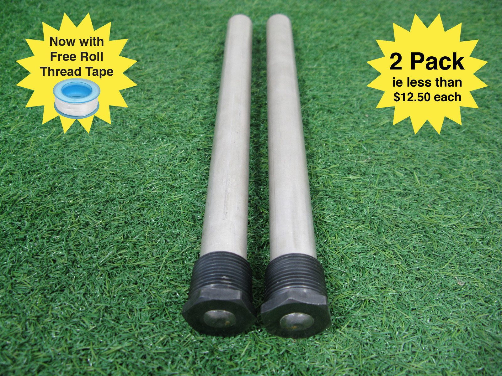Caravan Hot Water Anode rods suit Suburban HW services – 2 Pack Caravan Hot Water Anode rods suit Suburban HW services – 2 Pack