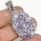 Lepidolite 925 Silver Plated Gemstone Handmade Pendant 1.8″ Jewelry Gift GW Lepidolite 925 Silver Plated Gemstone Handmade Pendant 1.8″ Jewelry Gift GW