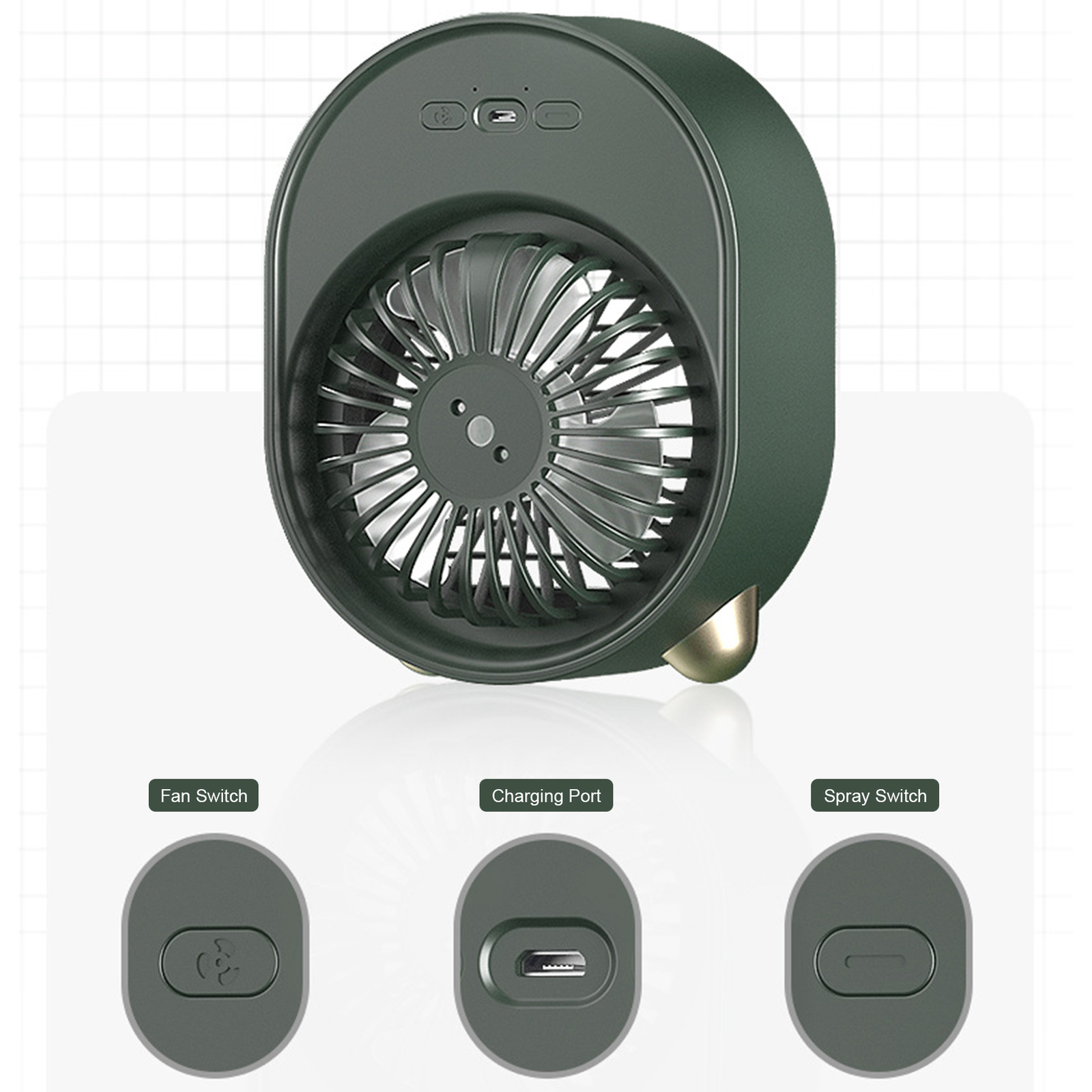 7 Colors LED Portable Air Conditioner Space Cooler Humidifier Cooling Fan O4N9 7 Colors LED Portable Air Conditioner Space Cooler Humidifier Cooling Fan O4N9