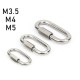 Connecting Rings Outdoor Rigging Shackle Sports Camping Stainless Steel Connecting Rings Outdoor Rigging Shackle Sports Camping Stainless Steel