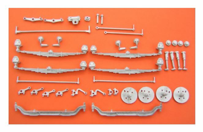 Kit Form Services DOUBLE STEER AXLE KIT 1/25 SCALE SET Kit Form Services DOUBLE STEER AXLE KIT 1/25 SCALE SET
