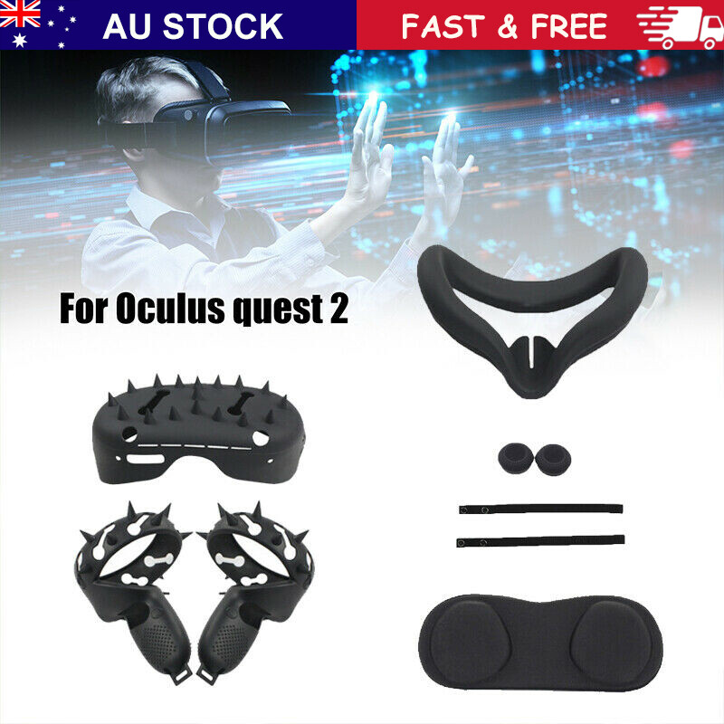 For Oculus quest 2 Handle VR Accessories Protective Sleeve Case Face Eye Cover~ For Oculus quest 2 Handle VR Accessories Protective Sleeve Case Face Eye Cover~