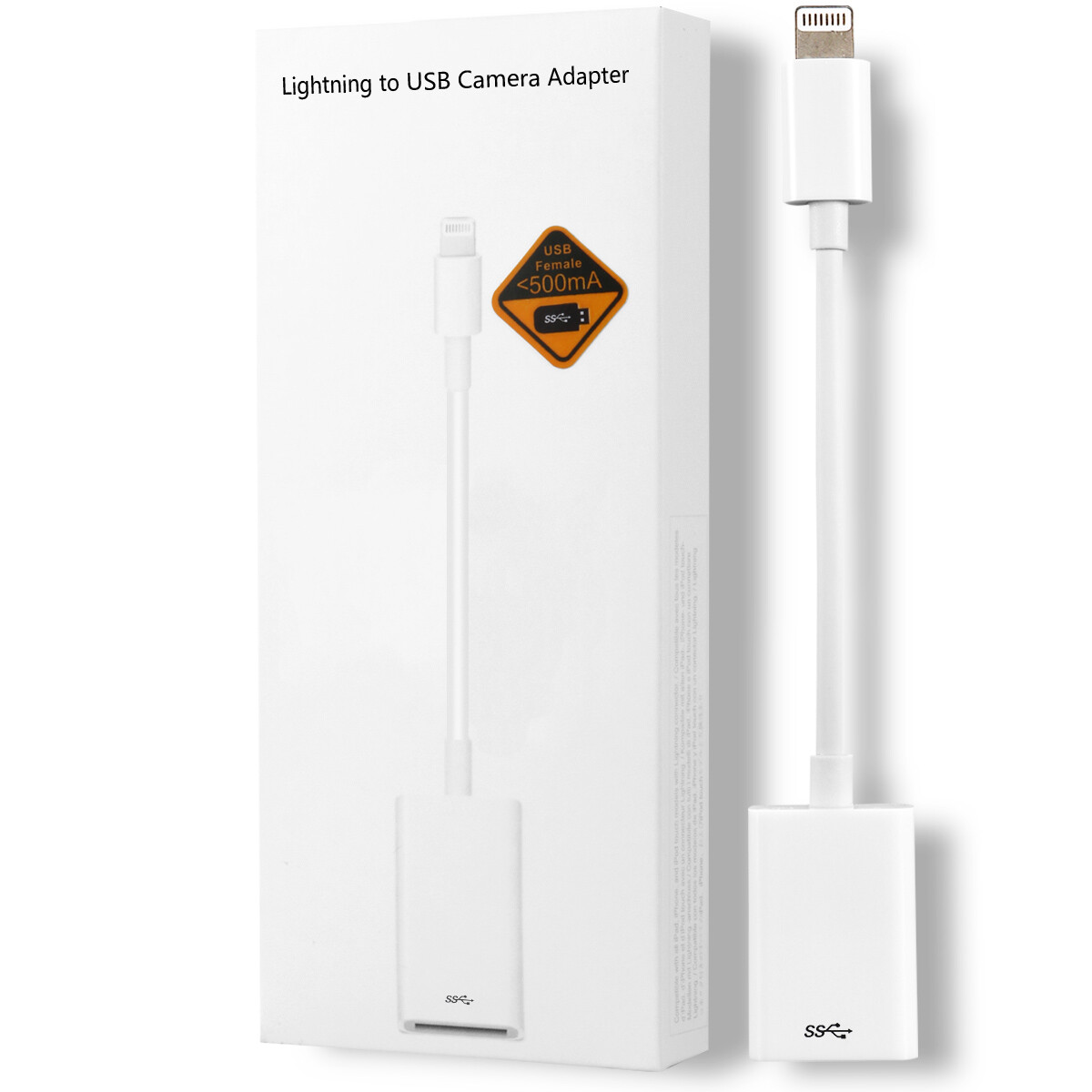 Lightning 8 Pin Male To USB Female OTG Adapter Lightning Cable iPhone X XR 11 12 Lightning 8 Pin Male To USB Female OTG Adapter Lightning Cable iPhone X XR 11 12