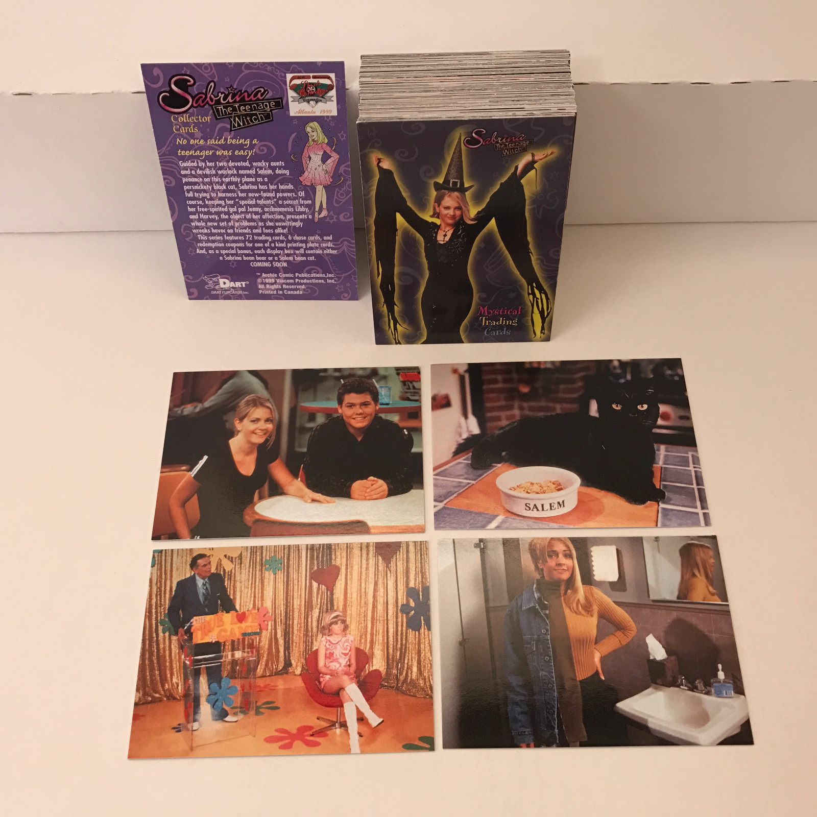 SABRINA THE TEENAGE WITCH TV Complete Card Set MELISSA JOAN HART +ATLANTA PROMO SABRINA THE TEENAGE WITCH TV Complete Card Set MELISSA JOAN HART +ATLANTA PROMO