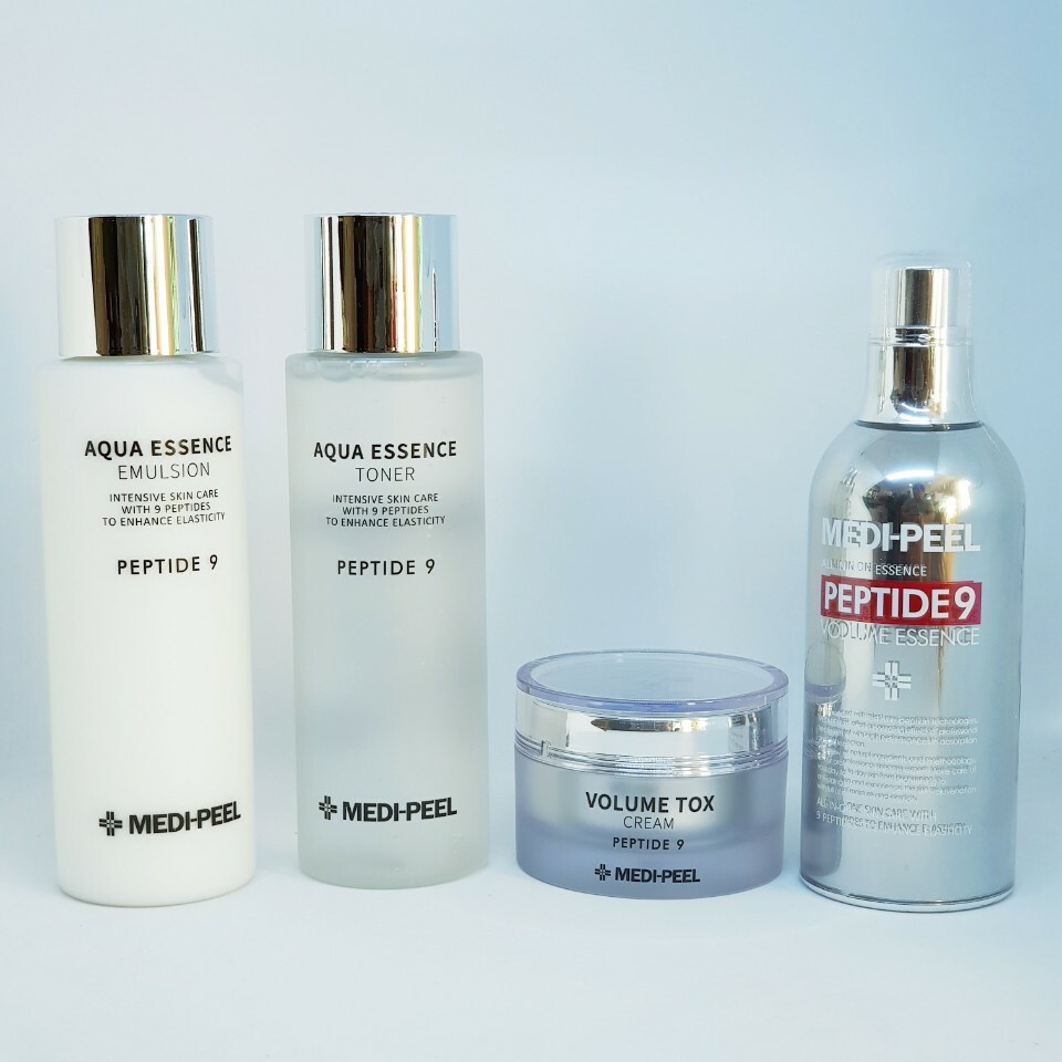 MEDI PEEL Peptide 9 Volume Base 3 Kinds Toner Emulsion Cream Essence K-Beauty MEDI PEEL Peptide 9 Volume Base 3 Kinds Toner Emulsion Cream Essence K-Beauty