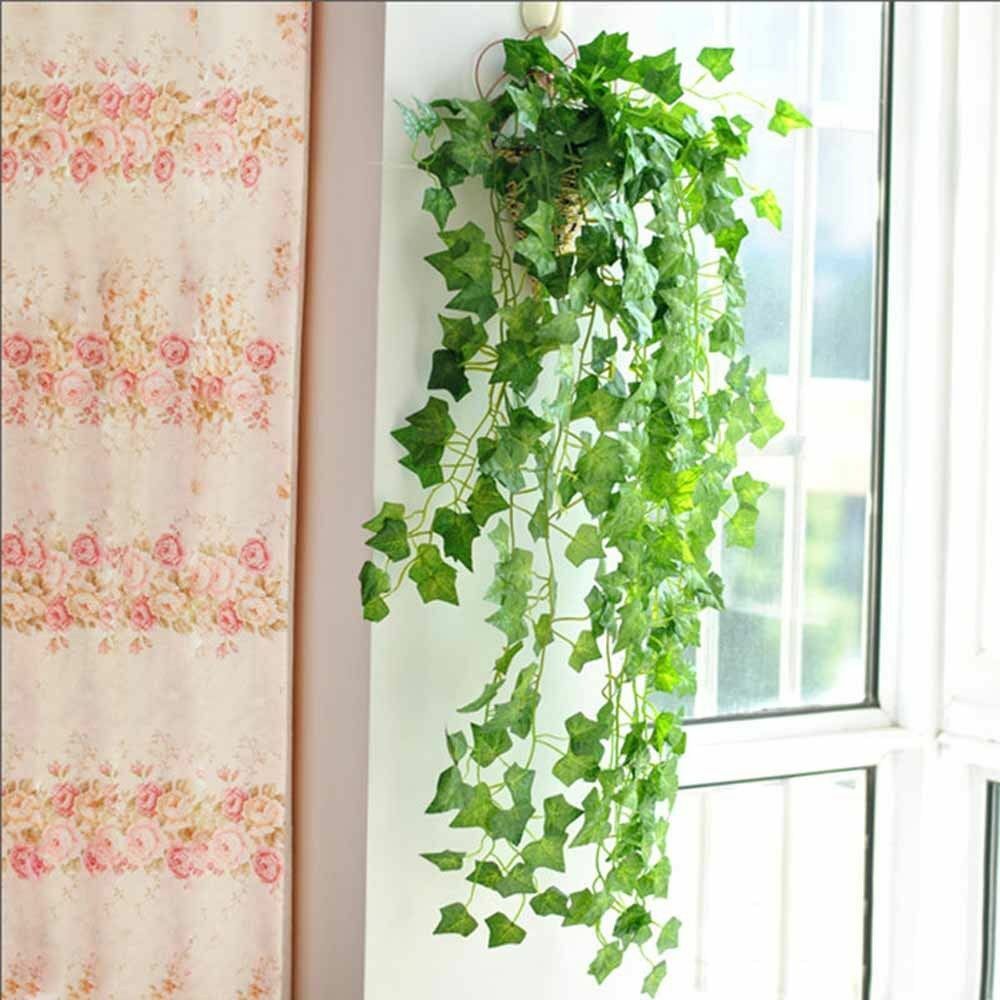 2.1m Artificial Ivy Leaf Plants Hanging Wedding Garland Fake Foliage Home Decor 2.1m Artificial Ivy Leaf Plants Hanging Wedding Garland Fake Foliage Home Decor