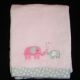 Carters Pink Gray Elephants Baby Blanket Polka Dot Trim Mom Baby Hearts Carters Pink Gray Elephants Baby Blanket Polka Dot Trim Mom Baby Hearts