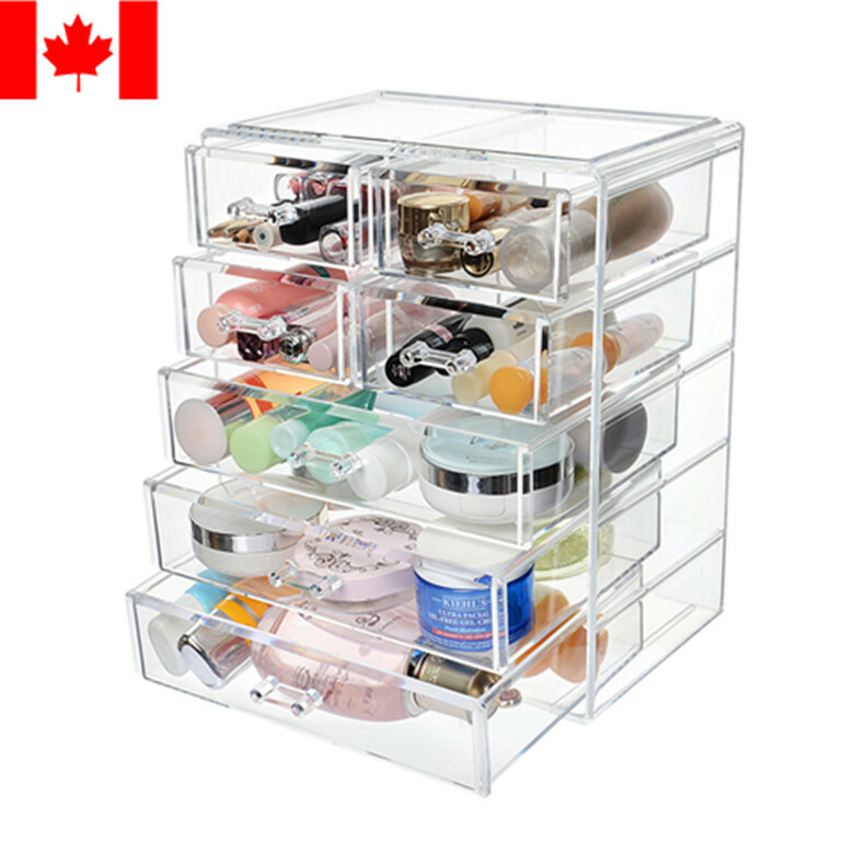 Acrylic Makeup Organizer 7 Drawer Large Compartment Beauty Cosmetic Storage Acrylic Makeup Organizer 7 Drawer Large Compartment Beauty Cosmetic Storage