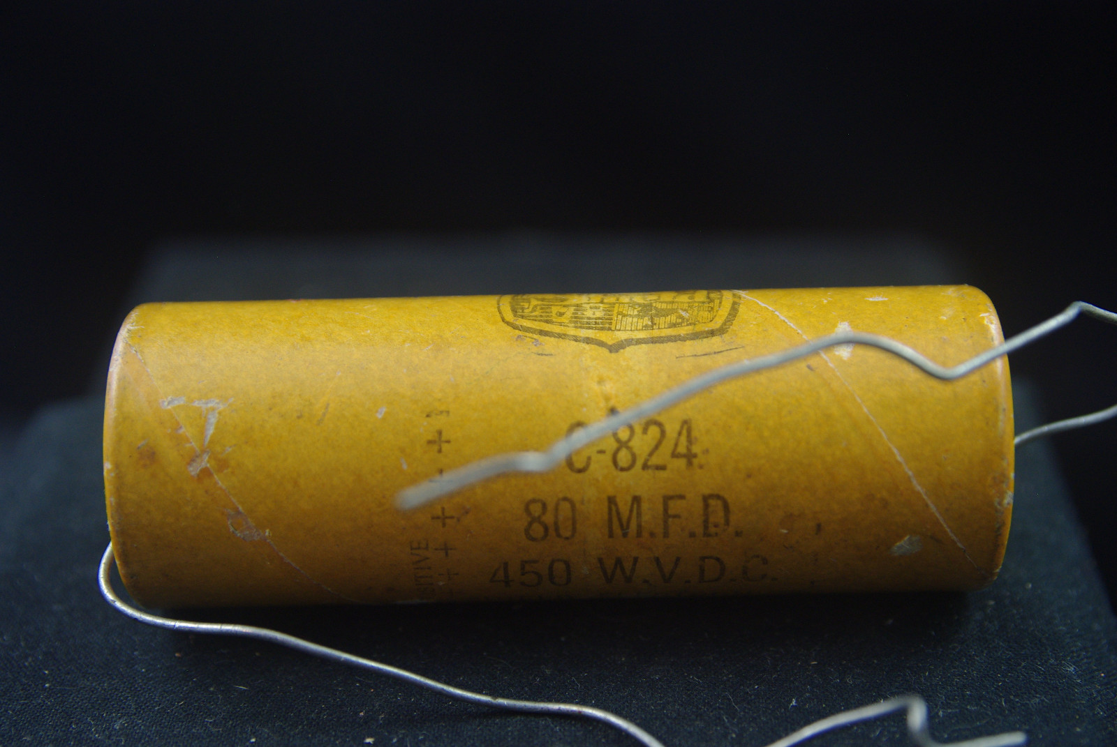 Shield Electronics 80 uF 450 Vdc Electrolytic Filter NOS Capacitor Tested Shield Electronics 80 uF 450 Vdc Electrolytic Filter NOS Capacitor Tested