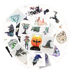 25PCS Stickers Pack Harry Potter Hogwarts No Repeat Laptop Skateboard Wall Decal 25PCS Stickers Pack Harry Potter Hogwarts No Repeat Laptop Skateboard Wall Decal