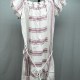 FIG Clothing Striped Travel Sun Dress, Women’s Size L, Ivory/Purple NEW FIG Clothing Striped Travel Sun Dress, Women’s Size L, Ivory/Purple NEW