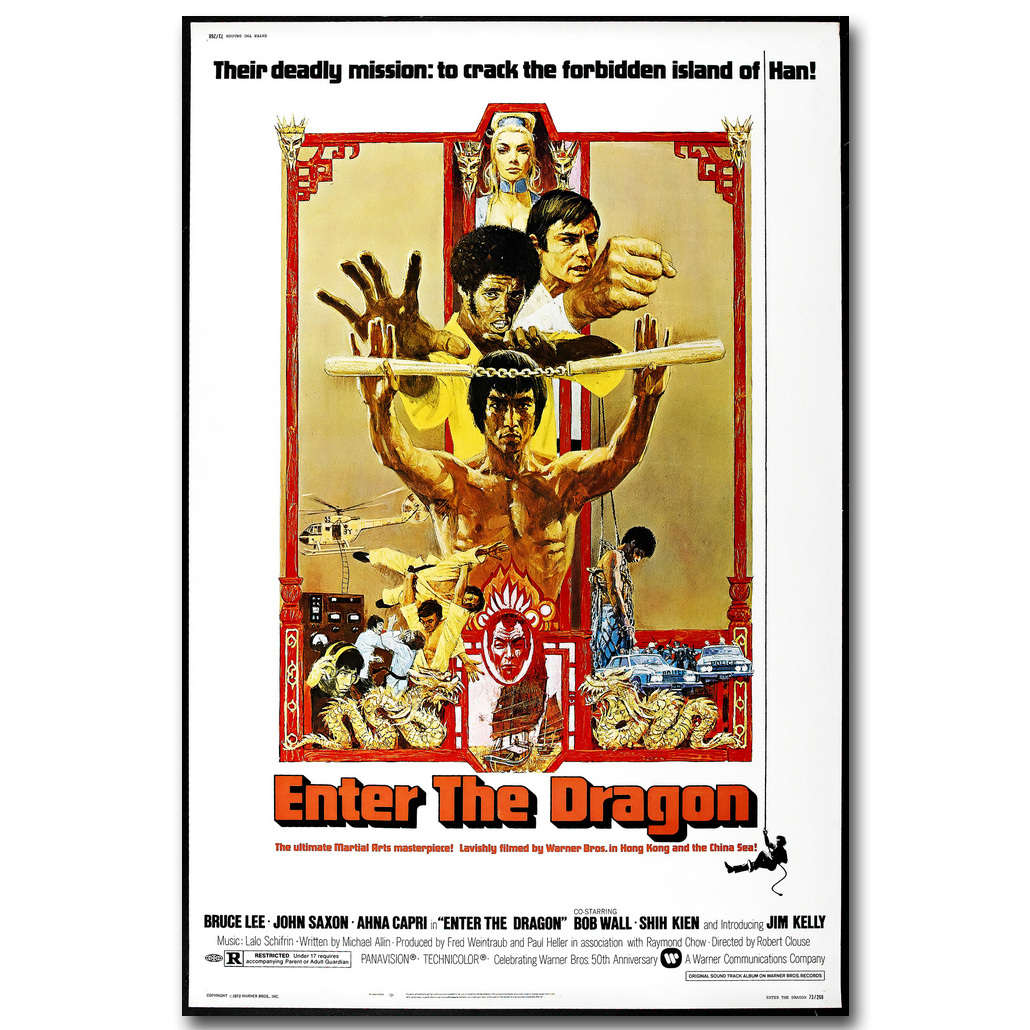 Enter The Dragon Bruce Lee Movie Silk Poster 12×18 24×36 inch Enter The Dragon Bruce Lee Movie Silk Poster 12×18 24×36 inch