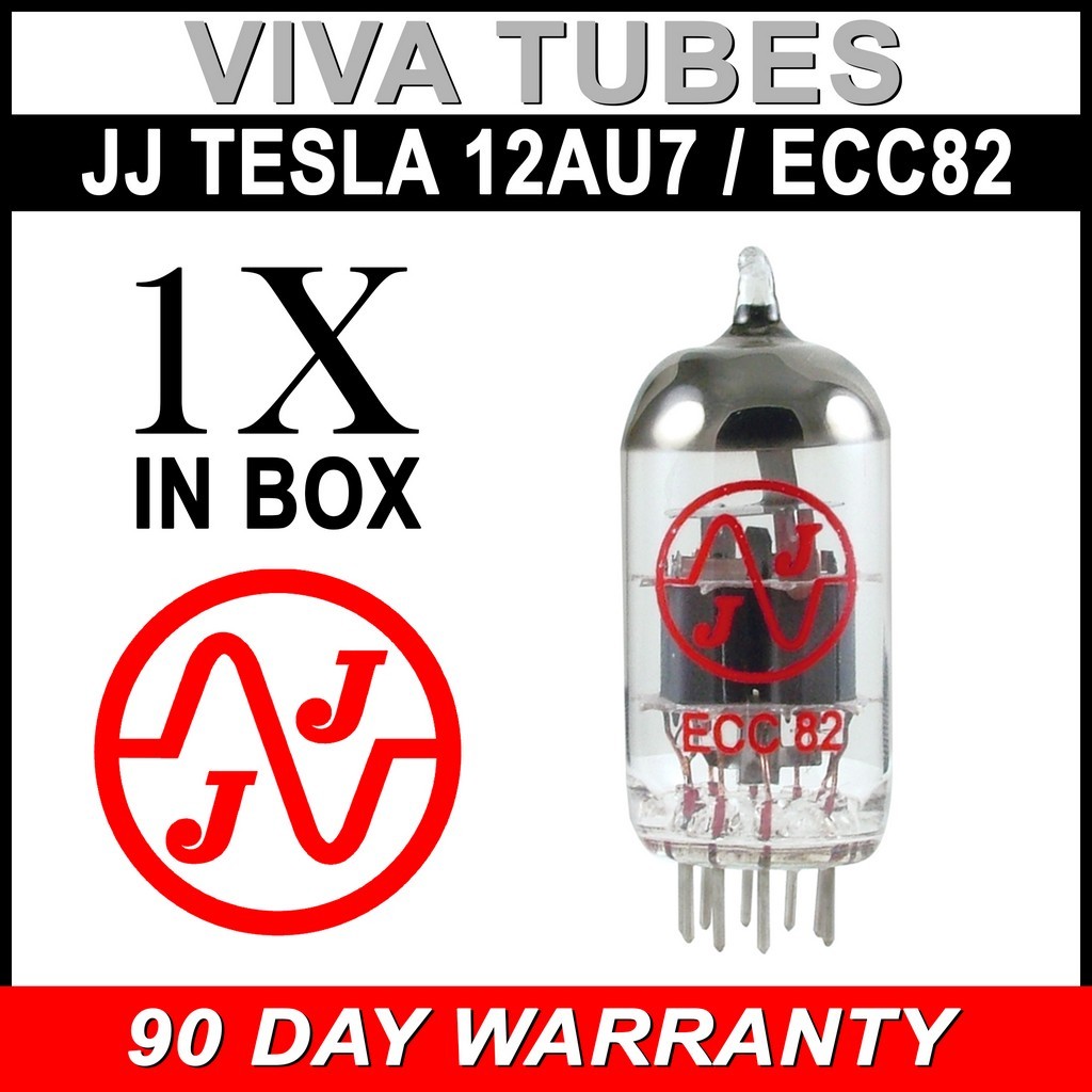 Brand New in Box Gain Tested JJ Tesla Electronics 12AU7 / ECC82 Vacuum Tube Brand New in Box Gain Tested JJ Tesla Electronics 12AU7 / ECC82 Vacuum Tube